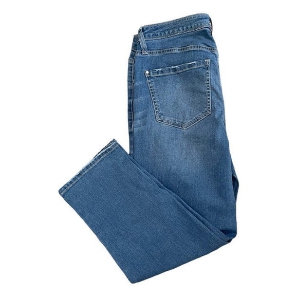 Women's Jeans Blue Medium Wash Apt. 9 Jeans Capri Jeans Size 8 - Picture 4 of 5